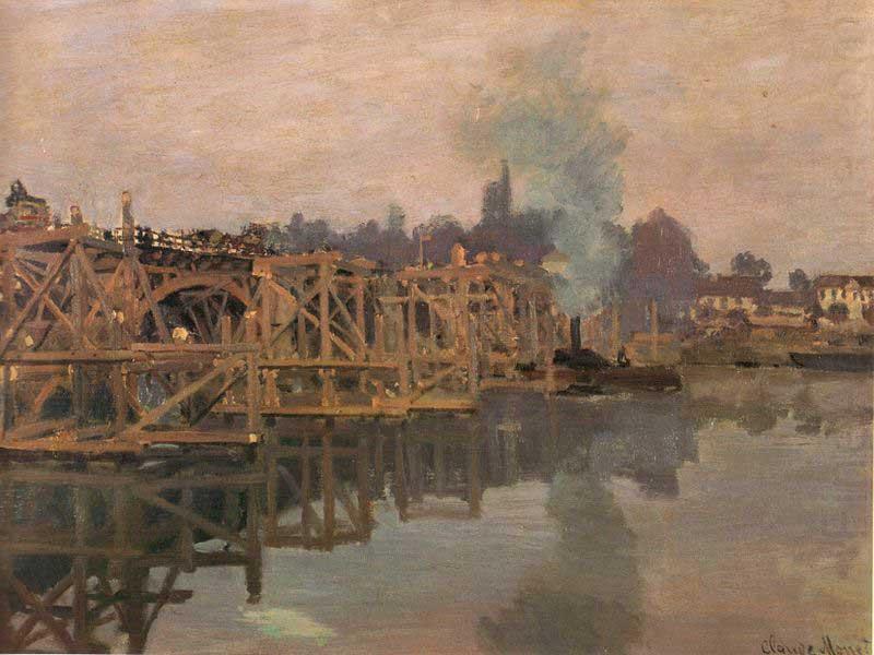 Argenteuil, the Bridge under Repair, Claude Monet